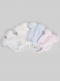 Gorro bebé con pompones (0-12 meses) Celeste Lightblue