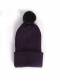 Gorro de punto con pompón mujer Marino Navyblue-Navyblue