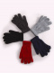 Guantes de punto Mujer Gris Grey