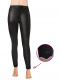 Leggins Vinilo ondas tobillo Negro Black