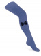 Leotardos lisos con lazo de terciopelo Azul Francia Bluefrance