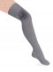 Calcetines altos sobre rodilla con flor de tul Gris Grey