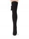 Calcetines altos sobre rodilla con flor de tul Negro Black