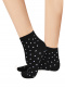 Calcetines Finos Lunares Negro Black