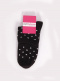 Calcetines Finos Lunares Negro Black
