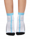 Calcetines Deportivos Dibujos Líneas Blanco-Azul White-Blue