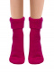 Calcetines Suaves Cardados Rizo Fucsia Fuchsia