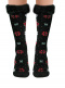 Calcetines Altos Suaves Estrellas Negro Black