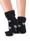 Calcetines Antideslizantes Suaves Corazones Marino Navyblue