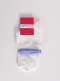 Calcetines deportivos Transpirables Puño Antipresión Blanco-Azul White-Blue