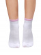 Calcetines deportivos Transpirables Puño Antipresión Blanco-Rosa White-Pink