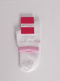 Calcetines deportivos Transpirables Puño Antipresión Blanco-Rosa White-Pink
