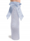 Calcetines altos plumeti con costura trasera y lazo largo Azul Bebe Babyblue