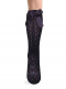 Calcetines altos plumeti con costura trasera y lazo largo Marino Navyblue
