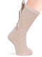 Calcetines altos plumeti con costura trasera y lazo largo Papiro Papyrus