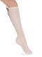 Calcetines altos plumeti con costura trasera y lazo largo Papiro Papyrus