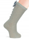 Calcetines altos plumeti con costura trasera y lazo doble Aloevera Aloe
