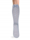 Calcetines altos plumeti con costura trasera y lazo doble Azul Bebe Babyblue