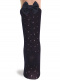 Calcetines altos plumeti con costura trasera y lazo doble Marino Navyblue