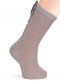 Calcetines altos plumeti con costura trasera y lazo doble Perla Pearl
