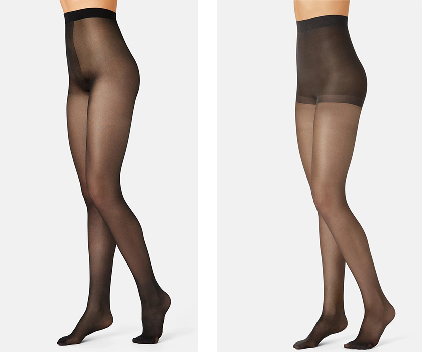 Sin demarcación y con demarcación Panty sin demarcación y panty con demarcación