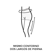 Mismo contorno, dos largos de pierna Icono Mismo contorno, dos largos de pierna