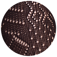 Textura tejido calado con diseño de rombos y líneas