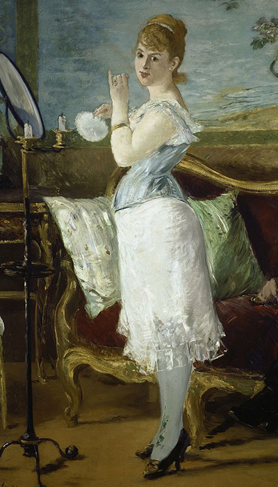 Pintura Nana de Édouard Manet.