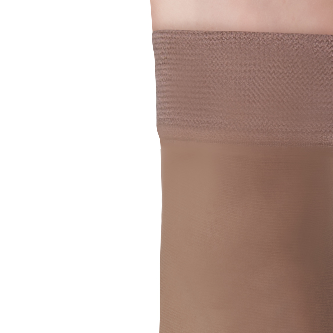 Detalle de calcetín tobillero con elástico sin presión