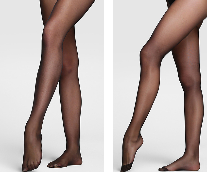 Puntera de refuerzo y puntera invisible Panty con puntera invisible y panty con puntera de refuerzo