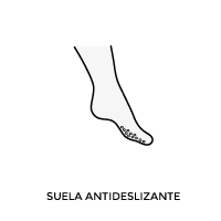 Icono planchado con forma del pie