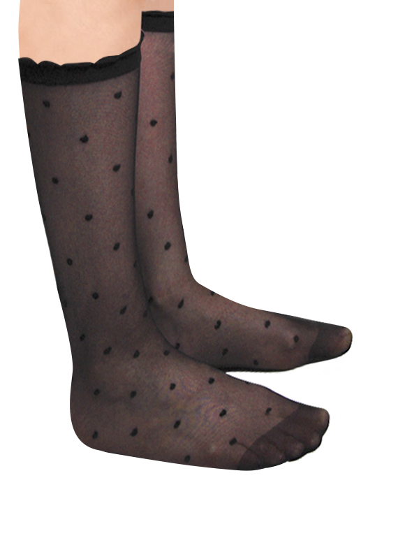 Calcetines altos niña plumeti - Comprar online en Lady Woman