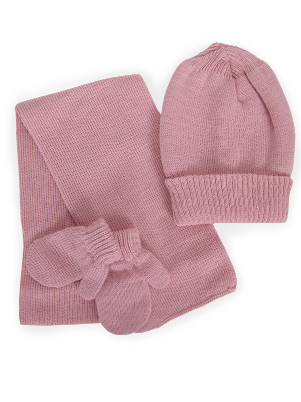 Gorro con bufanda y guantes Niño-Niña Lady