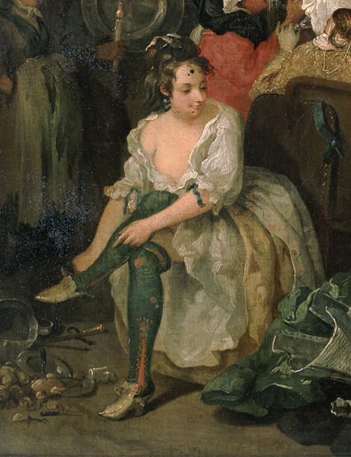 Escena de la Taberna - William Hogarth. Pintura Escena de la Taberna de William Hogarth.