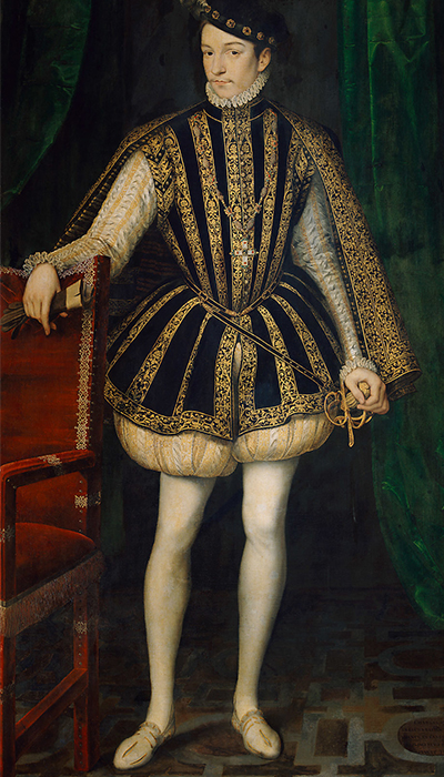 Retrato del rey Carlos IX de Francia de Francois Clouet