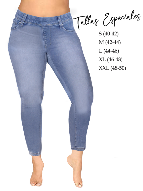 Jeans elásticos mujer tallas grandes - Pantalones, Faldas