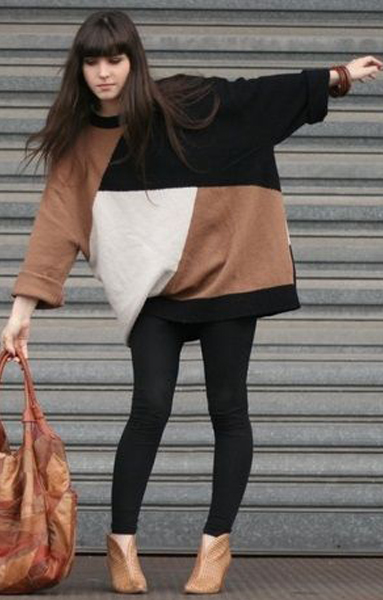 tip 4: leggins+ oversize