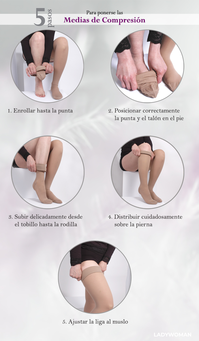 Medias de compresión para pantorrillas para mujer, 3.0